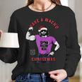 Randy Macho Man Savage Have A Macho Christmas Women Long Sleeve Tshirt