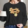 Womens Retro 1980S Peachy Keen Women Long Sleeve Tshirt