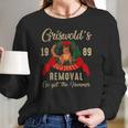 Retro Griswolds Christmas Squirrel Funny T-Shirt Women Long Sleeve Tshirt