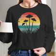 Retro Psychedelic Mushroom Graphic Women Long Sleeve Tshirt