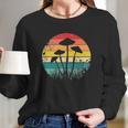 Retro Psychedelic Mushroom For Womens Graphic Women Long Sleeve Tshirt