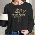 Rough Collie Flower Fly Dandelion Dog Rough Collie Floral Women Long Sleeve Tshirt