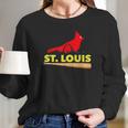 Saint Louis Red Cardinal Women Long Sleeve Tshirt