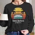 Santa Barbara Souvenir Retro California Men Women Women Long Sleeve Tshirt