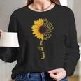 Share The Love Sunflower Sign Language Women Long Sleeve Tshirt