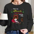 Snoopy This Is My Hallmark Christmas Movie Watching Shirt Women Long Sleeve Tshirt