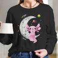 Space Axolotl Kawaii Pastel Goth Anime Comic Girl N Men Women T-Shirt Graphic Print Casual Unisex Tee Women Long Sleeve Tshirt