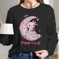 Space Axolotl Kawaii Pastel Goth Anime Comic Girl N V2 Men Women T-Shirt Graphic Print Casual Unisex Tee Women Long Sleeve Tshirt