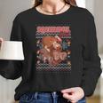 Squirrel Girl Ugly Christmas Graphic Women Long Sleeve Tshirt