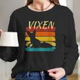 For Women Stag Vixen Women Long Sleeve Tshirt