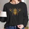 Steampunk Bee Mechanical Steam Powered Gears To Fly Women Long Sleeve Tshirt