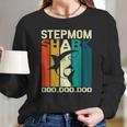 Step Mom Shark Doo Doo Doo Women Long Sleeve Tshirt