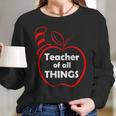 Teacher Of All Things Apple Logo Women Long Sleeve Tshirt