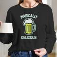 Tipsy Elves Funny Beer Drinking St Patricks Graphic Women Long Sleeve Tshirt