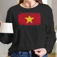 Vietnam Flag Vintage Men Women Kids Vietnam Women Long Sleeve Tshirt