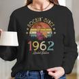 Vintage 1962 Rockin Since 60Th Birthday Women 60 Years Old Women Long Sleeve Tshirt