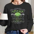 Vintage 1971 50Th Birthday Gift Men Women Original Design Women Long Sleeve Tshirt