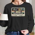 Vintage April 1972 50Th Birthday Retro Cassette Tape Women Long Sleeve Tshirt