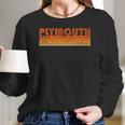 Vintage Retro Plymouth Ma Best Mom Gifts Women Long Sleeve Tshirt