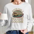 Alan Jackson Hotter Than A Hoochie Coochie Ugly Christmas Shirt Women Long Sleeve Tshirt