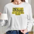 Alice In Wonderland Madhatter White Rabbit Men Women Women Long Sleeve Tshirt