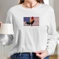 American Rooster Chicken Cock Strong Usa Pride Women Long Sleeve Tshirt