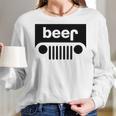 Beer Jeep Women Long Sleeve Tshirt