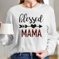 Women Blessed Mama Gift For Mom Women Long Sleeve Tshirt