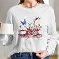 Butterfly Dream By Michael Godard Women Long Sleeve Tshirt