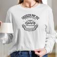 Chicken Pot Pie Appreciation Society Funny Food Women Long Sleeve Tshirt