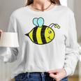 Cute Chubby Honey Bee Beekeeper Women Long Sleeve Tshirt