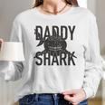 Daddy Shark Black Graphic Best Christmas Gifts For Dad Women Long Sleeve Tshirt