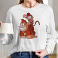 Donkey And Diddy Kong Piggy Back Ride Cute Gaming Women Long Sleeve Tshirt