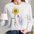 Elephant I Will Remember For You Sunflower Alzheimer Women Long Sleeve Tshirt