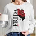 Frida Kahlo Flower Face Women Long Sleeve Tshirt