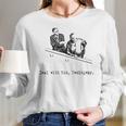 James Joyce X Ernest Hemingway Drunken Shenanigans Painting Classic Women Long Sleeve Tshirt