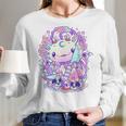 Kawaii Pastel Goth Cute And Creepy Axolotl Knife V2 Men Women T-Shirt Graphic Print Casual Unisex Tee Women Long Sleeve Tshirt