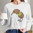 Kiwi Bird Cute Fruitarian Fowls Women Long Sleeve Tshirt