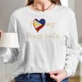 I Love My Pinay Wife Cute Filipina Philippines Pride Women Long Sleeve Tshirt