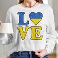 Love Support Ukraine I Stand With Ukraine Ukrainian Flag Men Women T-Shirt Graphic Print Casual Unisex Tee Women Long Sleeve Tshirt