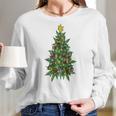 Marijuana Christmas Tree Women Long Sleeve Tshirt