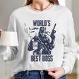 Metal Gear Solid Best Boss Coffee Women Long Sleeve Tshirt