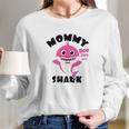 Mommy Shark Mom Shark Baby Cute Women Long Sleeve Tshirt