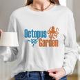 Navy Octopus Garden Womens S Women Long Sleeve Tshirt