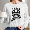 Save The Trash Pandas Funny Raccoon Animal Lover Funny Gift Women Long Sleeve Tshirt