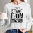 Straight Outta Missouri University Of Science And Technology Funny Gift Women Long Sleeve Tshirt