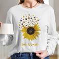 Trish Lucia Sunflower Be Kind Women Long Sleeve Tshirt