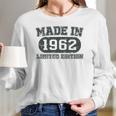 Vintage 1962 Cool 60 Years Old Bday Men Women 60Th Birthday Women Long Sleeve Tshirt