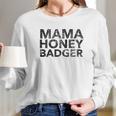 Womens Vintage Mama Honey Badger Women Long Sleeve Tshirt