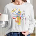 Vishnu Hindu God Hinduism India Indian Graphic Tee Women Long Sleeve Tshirt